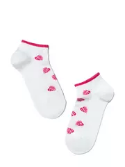 Носки женские короткие хлопковые classic 185 белый, , 36-37 (23), CONTE ELEGANT, - 2