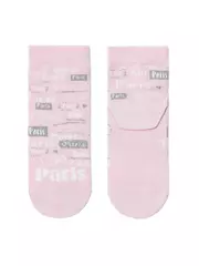 Носки женские хлопковые classic (люрекс) 120 светло-розовый, , 36-37 (23), CONTE ELEGANT, - 2