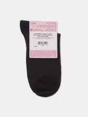Хлопковые женские носки conte classic 000 графит, , 38-39 (25), CONTE ELEGANT, - 5
