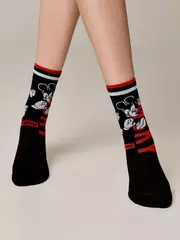 Носки женские хлопковые ©disney 367 черный, , 36-39 (23-25), , - 1
