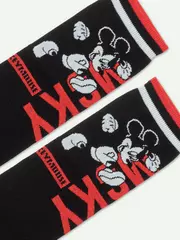 Носки женские хлопковые ©disney 367 черный, , 36-39 (23-25), , - 4