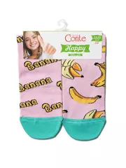 Носки женские хлопковые conte happy c рисунками "бананы" 166 светло-розовый, , 36-39 (23-25), CONTE ELEGANT, - 3