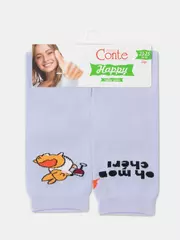 Хлопковые женские носки happy с рисунками "oh mon chéri" 371 бледно-фиолетовый, , 36-39 (23-25), CONTE ELEGANT, - 5