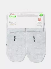 Хлопковые женские носки happy с рисунком «fitness» 385 светло-серый, , 36-39 (23-25), , - 6