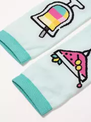 Носки женские хлопковые happy 247 бледно-бирюзовый, , 36-39 (23-25), CONTE ELEGANT, - 4