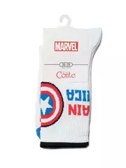 Носки женские удлиненные с рисунками ©marvel 176 белый, , 36-39 (23-25), CONTE ELEGANT, - 4