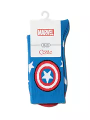 Носки женские удлиненные с рисунками ©marvel 177 синий, , 36-39 (23-25), CONTE ELEGANT, - 3
