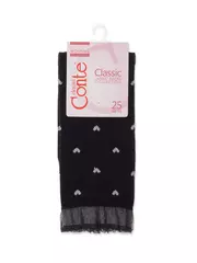 Носки женские с воздушным ботом и люрексом classic 243 черный, , 36-37 (23), CONTE ELEGANT, - 2