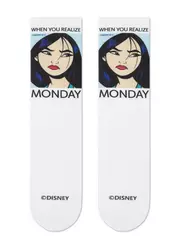 Носки женские хлопковые conte ©disney (удлиненные) 349 белый, , 36-39 (23-25), CONTE ELEGANT, - 2