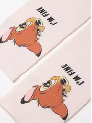 Носки женские хлопковые ©disney (удлиненные) 334 персик, , 36-39 (23-25), CONTE ELEGANT, - 3