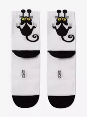 Хлопковые женские носки conte (3 пары в коробке) 763 ассорти, , 38-39 (25), CONTE ELEGANT, - 6