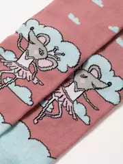 Хлопковые женские носки conte (3 пары в коробке) 766 ассорти, , 36-39 (23-25), CONTE ELEGANT, - 5