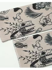 Удлиненные женские носки с хлопком fantasy 391 бежевый, , 36-39 (23-25), CONTE ELEGANT, - 4