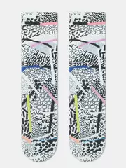 Удлиненные женские носки с хлопком fantasy 392 черно-белый, , 36-39 (23-25), CONTE ELEGANT, - 3