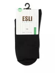 Носки мужские esli bamboo 000 черный, , 40-41 (25), ESLI, - 2