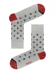 Носки мужские diwari happy 059 серый, , 40-41 (25), DIWARI, - 1