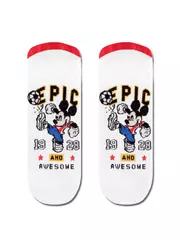 Носки мужские diwari ©disney (ультракороткие) 370 белый, , 40-41 (25), DIWARI, - 1