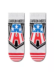 Носки мужские (короткие) diwari ©marvel 074 светло-серый, , 40-41 (25), DIWARI, - 1