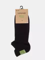 Короткие мужские носки с хлопком и коноплей diwari 147 черный, , 40-41 (25), DIWARI, - 4