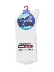 Новогодние мужские носки diwari new year 281 белый, , 42-45 (27-29), DIWARI, - 3