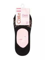 Подследники женские хлопковые classic 225 черный, , 38-39 (25), CONTE ELEGANT, - 3