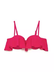 Бюстгалтер купальный женский лиф-балконет с воланами milly, , 70(B), ESLI, - 5