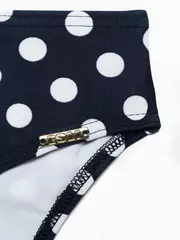 Трусы купальные женские в горошек со средней посадкой esli south beach 0317, , 110/3XL, ESLI, - 3