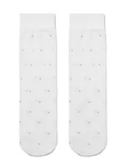 Гольфы детские conte с люрексом и снежинками ©disney frozen 20 bianco, , 20, CONTE ELEGANT, - 2