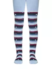 Детские колготки sof-tiki (махровые внутри) с рисунками 397 светло-голубой, , 116-122 (18), CONTE-KIDS, - 1