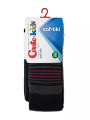 Детские колготки sof-tiki (махровые внутри) с рисунками 399 темно-синий, , 140-146 (22), CONTE-KIDS, - 2