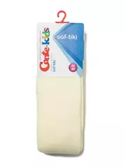 Детские колготки conte-kids sof-tiki (махровые внутри) с рисунками 390 кремовый, , 62-74 (12), CONTE-KIDS, - 2