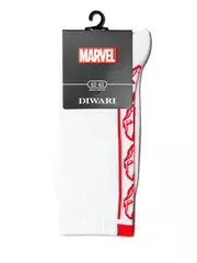 Удлиненные мужские носки diwari с рисунками ©marvel 175 белый, , 44-45 (29), DIWARI, - 2