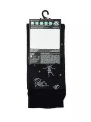 Носки мужские с печатными рисунками happy 149 черный, , 40-41 (25), DIWARI, - 3