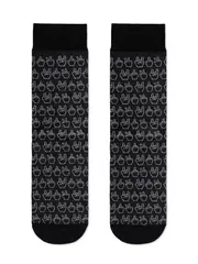 Носки мужские с печатными рисунками happy 154 черный, , 40-41 (25), DIWARI, - 1