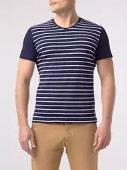 Футболка мужская diwari mf 662 синий-белый, , 170,176-96/M, DIWARI, - 1