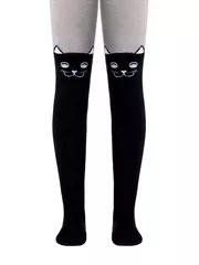 Детские колготки tip-top 466 черный-серый, , 150-152 (22), CONTE-KIDS, - 1