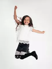 Детские колготки tip-top 466 черный-серый, , 150-152 (22), CONTE-KIDS, - 2