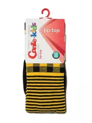 Детские колготки tip-top 435 желтый, , 128-134 (20), CONTE-KIDS, - 1