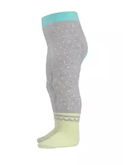 Детские колготки tip-top 383 серый-салатовый, , 62-74 (12), CONTE-KIDS, - 3