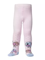 Колготки детские tip-top (весёлые ножки) 480 cветло-розовый, , 104-110 (16), CONTE-KIDS, - 2