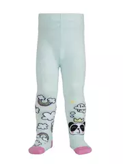 Колготки детские tip-top (весёлые ножки) 482 бледно-бирюзовый, , 92-98 (14), CONTE-KIDS, - 2