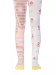 Колготки детские tip-top (весёлые ножки) 14с-79сп 357 белый, , 80-86 (14), CONTE-KIDS, - 1