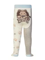 Колготки детские tip-top (весёлые ножки) 356 капучино-серый, , 62-74 (12), CONTE-KIDS, - 2