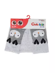 Колготки детские conte-kids tip-top (мордашки) 571 серый, , 62-74 (12), CONTE-KIDS, - 2
