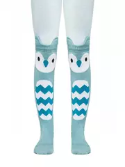 Колготки детские conte-kids tip-top (мордашки) 447 бледно-бирюзовый, , 80-86 (14), CONTE-KIDS, - 1