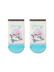 Детские хлопковые носки conte-kids tip-top с рисунками 497 капучино, , 14, CONTE-KIDS, - 1