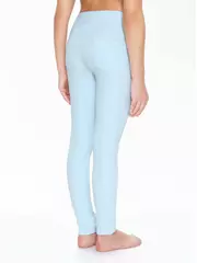 Джеггинсы для девочки с ярким рисунком из неоновых стразов rock star crystal blue, , 140,146-76, CONTE ELEGANT, - 2