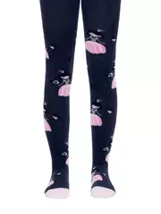 Колготки детские sof-tiki (махровые внутри) с рисунками 523 темно-синий, , 116-122 (18), CONTE-KIDS, - 1