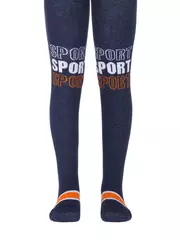 Колготки детские хлопковые conte-kids tip-top 551 темно-синий, , 104-110 (16), CONTE-KIDS, - 1