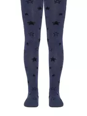 Колготки детские хлопковые conte-kids tip-top 543 темный джинс, , 116-122 (18), CONTE-KIDS, - 1